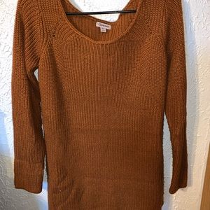 Burnt orange sweater